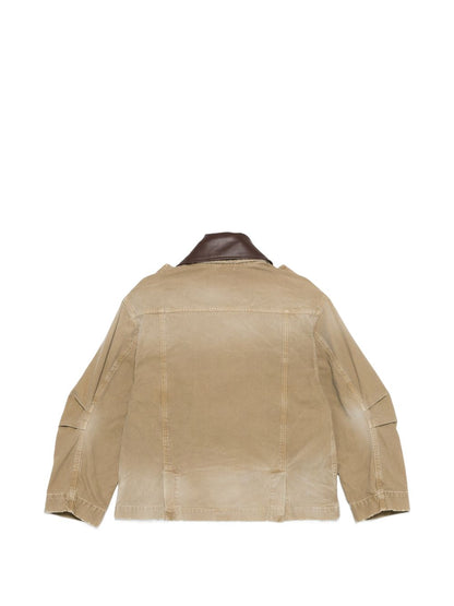 Semicouture Gloria Cotton Jacket Beige