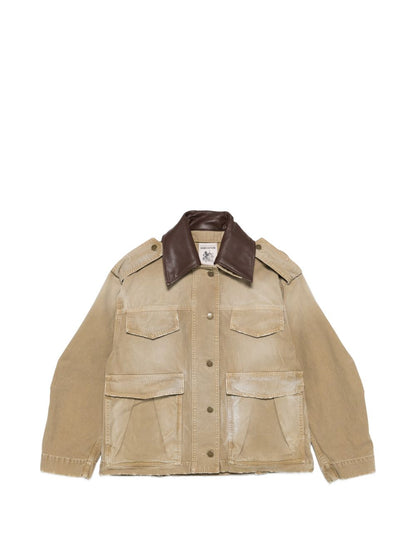 Semicouture Gloria Cotton Jacket Beige