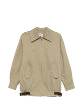 Semicouture Cotton Bomber Jacket Green