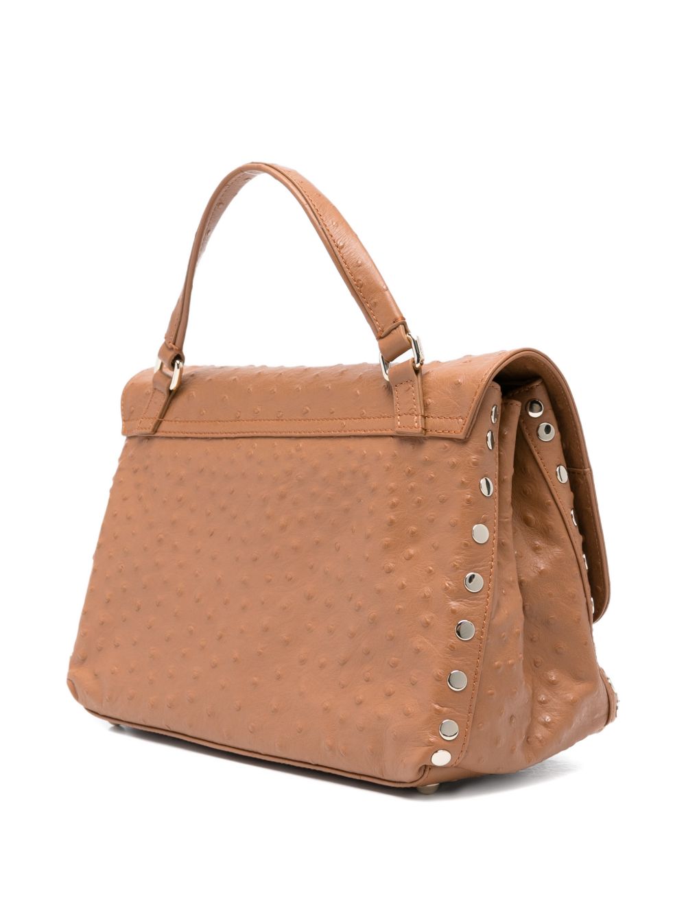 Zanellato Postina Small Calf Leather Bag Brown