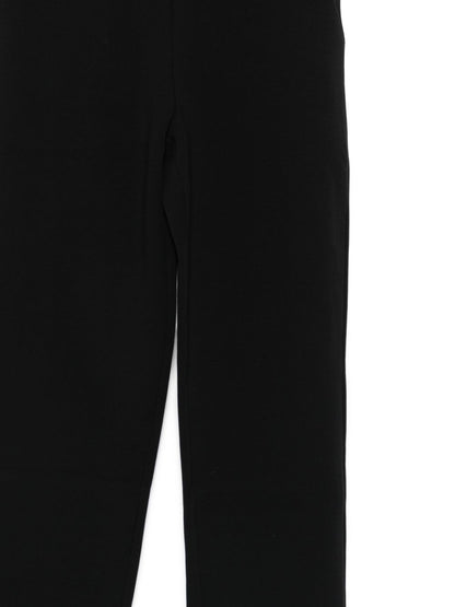 Emporio Armani Cotton Tapered Trousers Black black