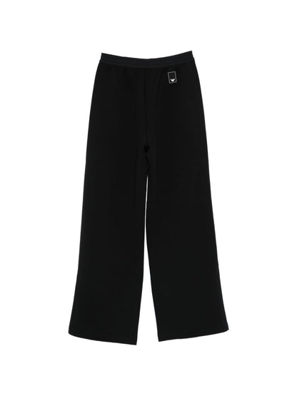 Emporio Armani Capsule Elastic Waist Trousers Black