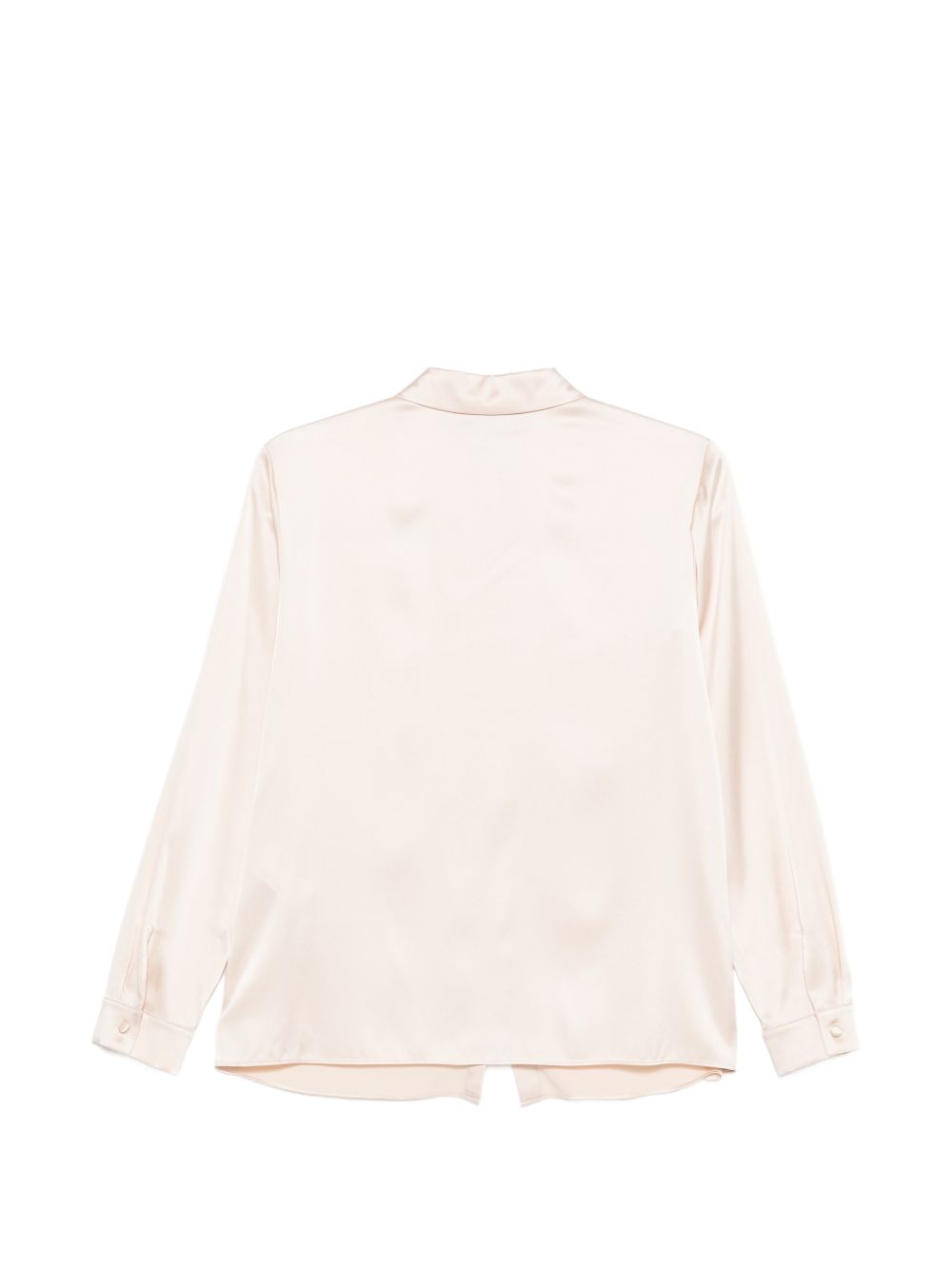 Emporio Armani Silk Long Sleeve Shirt Powder powder