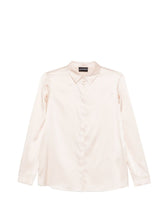 Emporio Armani Silk Long Sleeve Shirt Powder powder