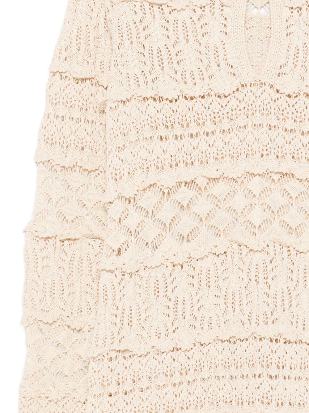 Semicouture Alvina Cotton Mini Dress White