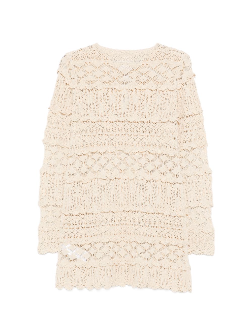 Semicouture Alvina Cotton Mini Dress White