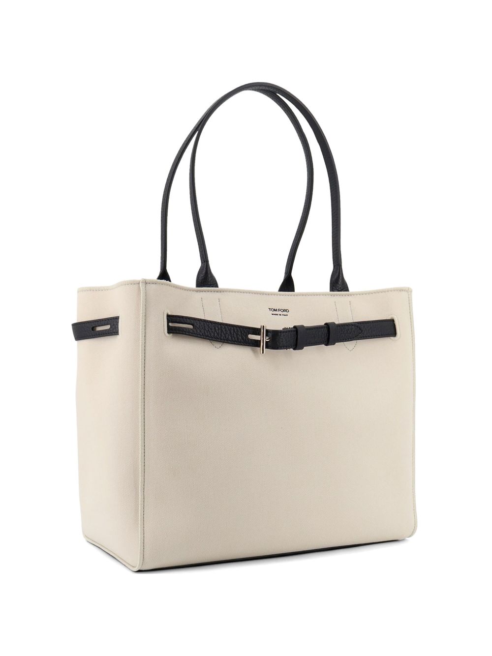 Tom Ford Audrey Medium Canvas Tote Beige