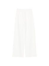 emporio armani wide leg cropped trousers white