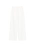 emporio armani wide leg cropped trousers white