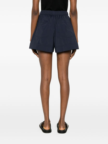 Herno Drawstring Waist Blue Shorts Blue