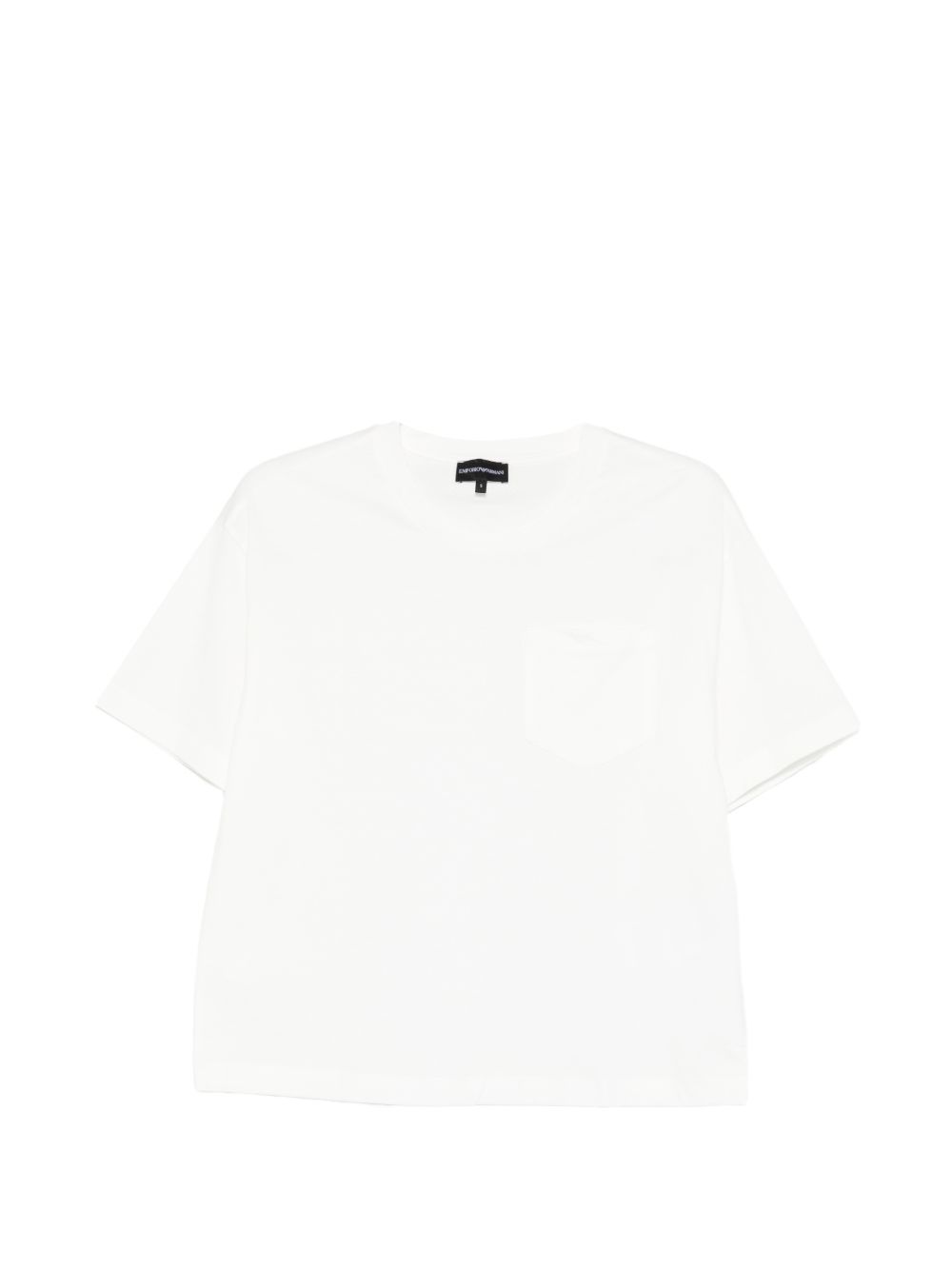 Emporio Armani Chest Pocket Cotton T-Shirt White