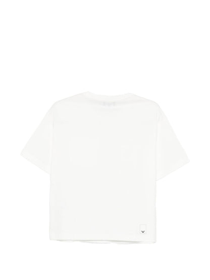 Emporio Armani Chest Pocket Cotton T-Shirt White