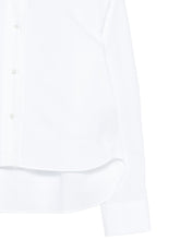 Emporio Armani Band Collar Cotton Shirt White