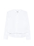 Emporio Armani Band Collar Cotton Shirt White