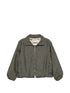 Herno Technical Linen Short Coat Green