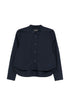 Emporio Armani Embroidered Cotton Button Shirt Blue