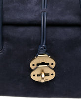 Zanellato Dotta Baby Suede Handbag Blue blue