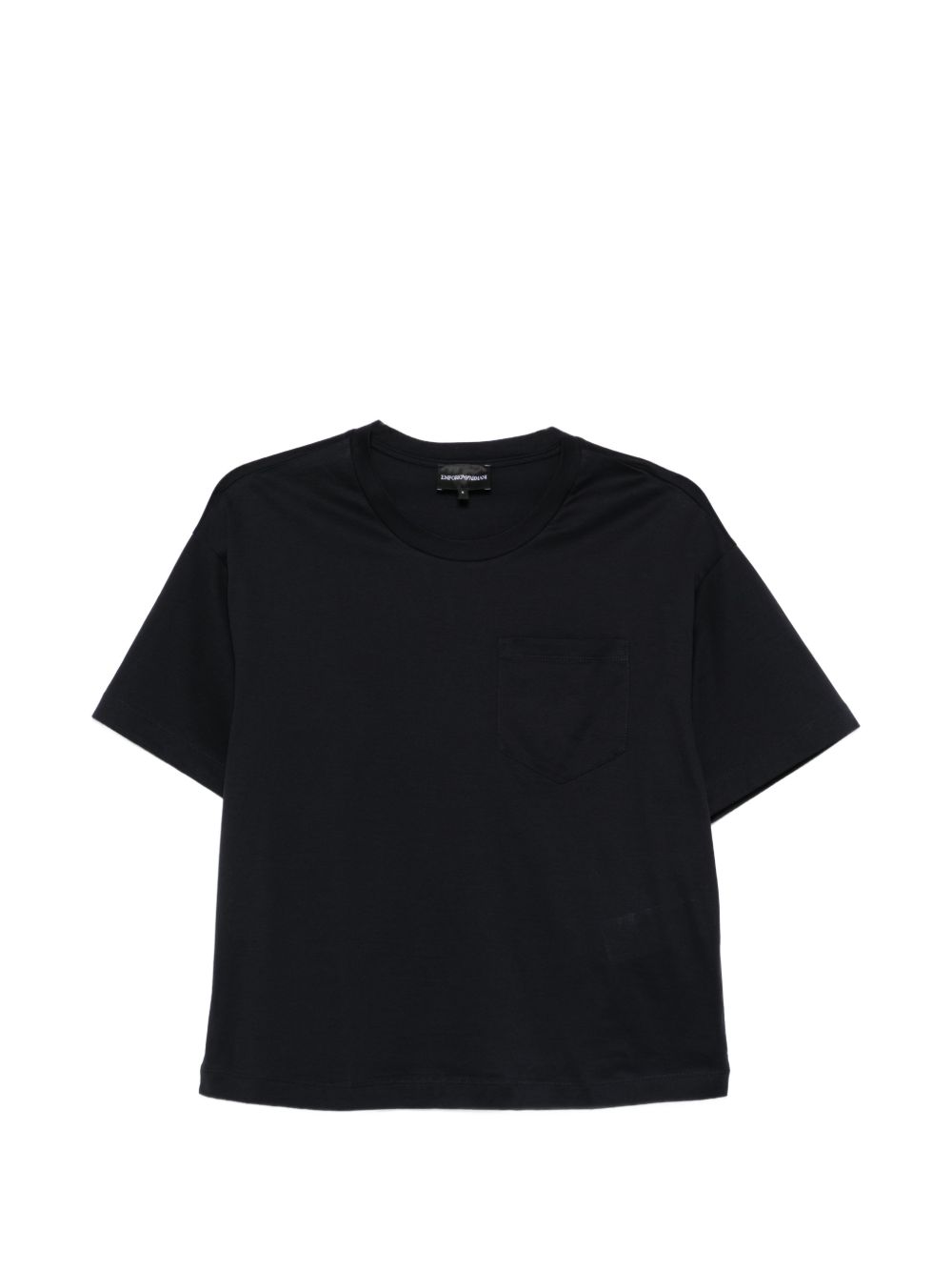 Emporio Armani Chest Pocket Cotton T-Shirt Blue