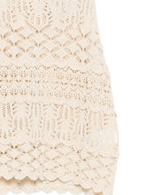 Semicouture Openwork Knit Cotton Top White