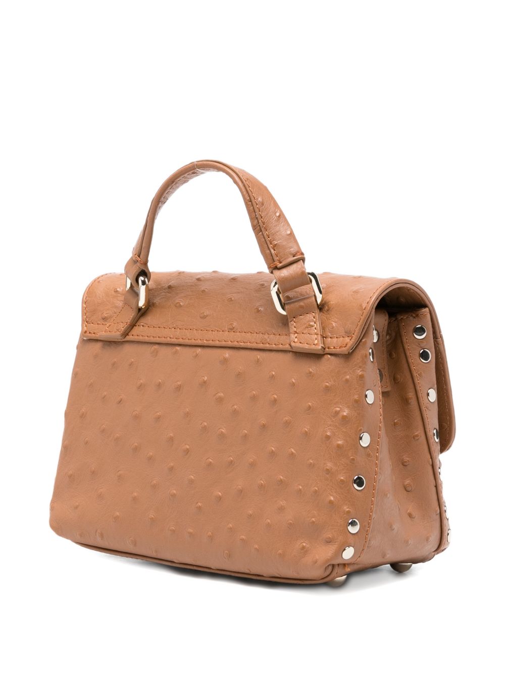 Zanellato Postina Baby Leather Handbag Brown