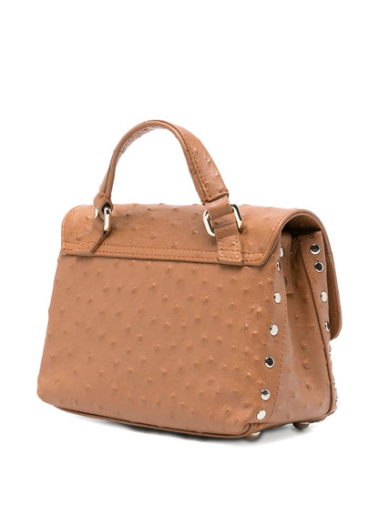 Zanellato Postina Baby Leather Handbag Brown