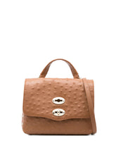 Zanellato Postina Baby Leather Handbag Brown