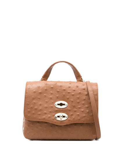 Zanellato Postina Baby Leather Handbag Brown