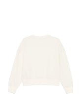 emporio armani crewneck cotton sweatshirt beige