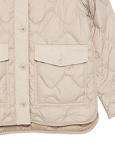 Woolrich Quilted Nylon Blouson Jacket Beige