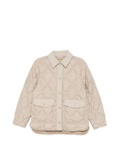 Woolrich Quilted Nylon Blouson Jacket Beige