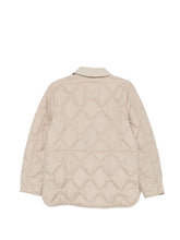 Woolrich Quilted Nylon Blouson Jacket Beige