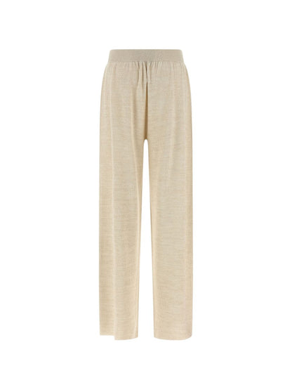 Fabiana Filippi Straight Leg Trousers White White