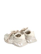 Dolce & Gabbana Ivory Lace Chunky Sneakers Cream