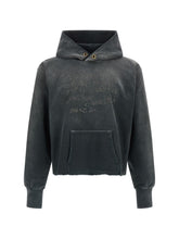 Maison Margiela Logo Cotton Hoodie Black Black