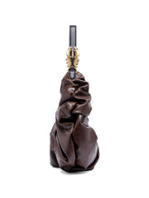 Diesel Gathered Large Hobo Bag Brown brown