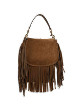 Etro Suede Pony Bag With Fringes LUGGAGE