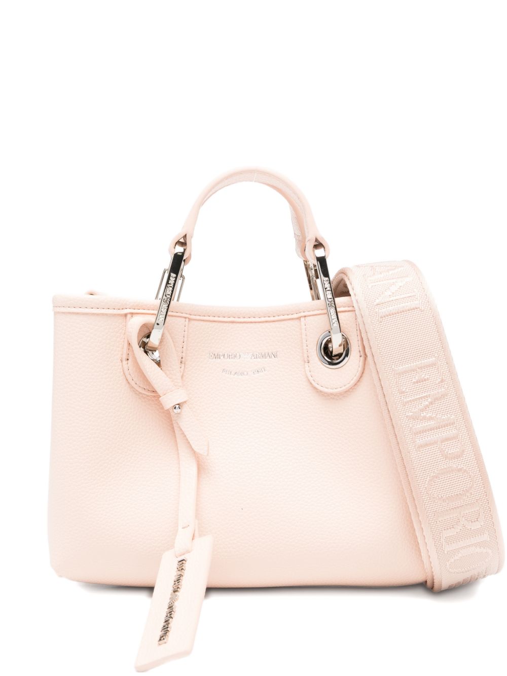Emporio Armani Myea Small Shopper With Deer Print PINK