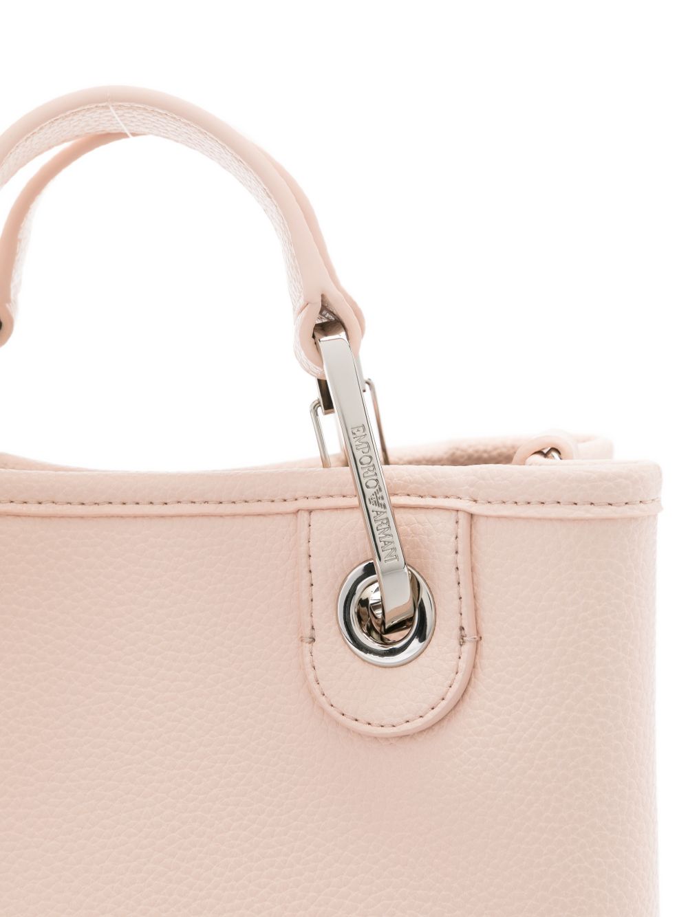 Emporio Armani Myea Small Shopper With Deer Print PINK