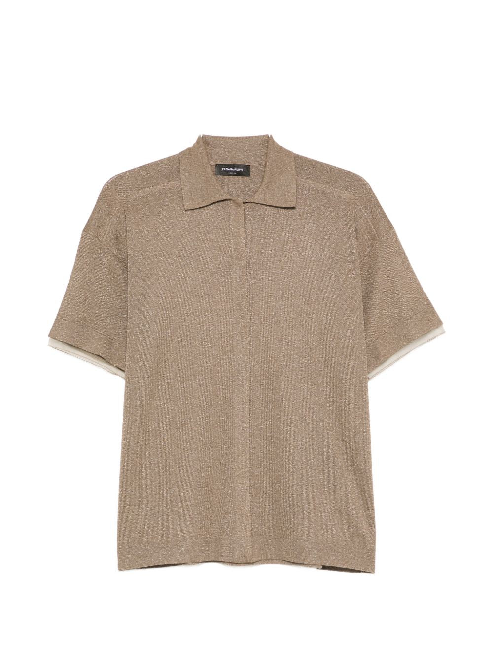 Fabiana Filippi Short-sleeves shirt BROWN
