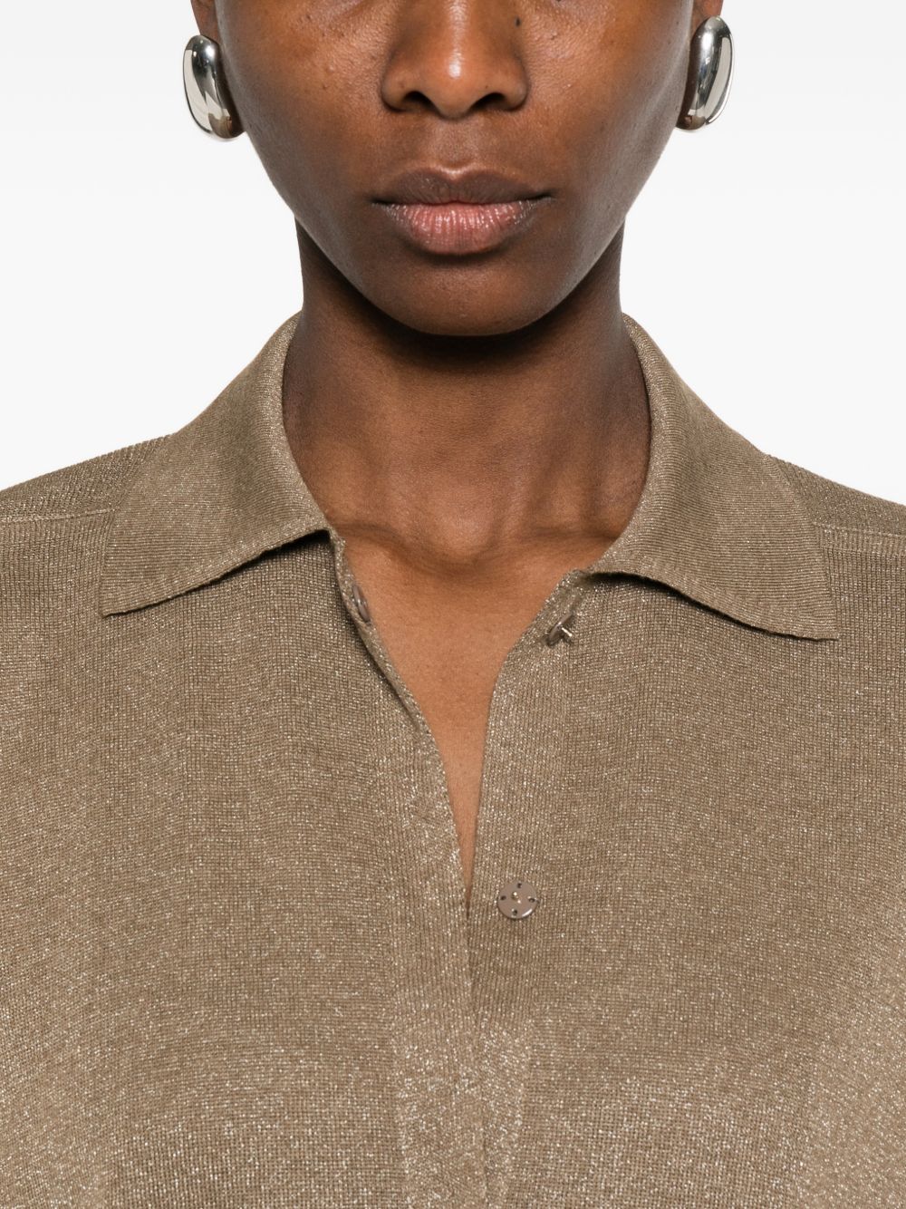 Fabiana Filippi Short-sleeves shirt BROWN