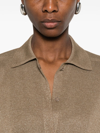 Fabiana Filippi Short-sleeves shirt BROWN