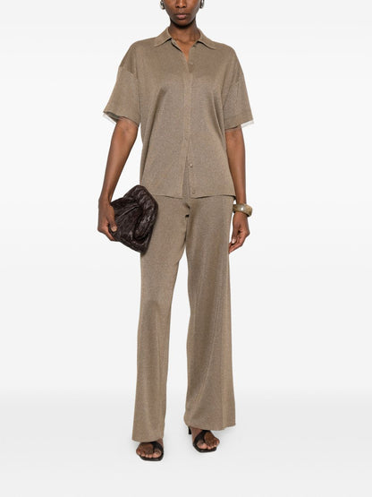 Fabiana Filippi Short-sleeves shirt BROWN