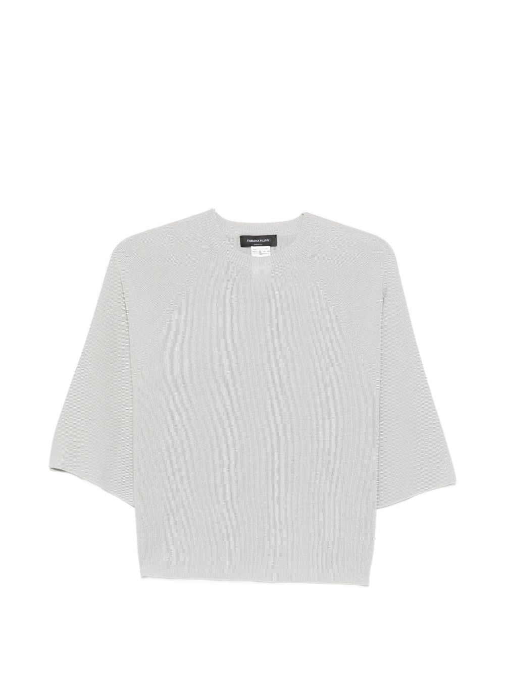 Fabiana Filippi Cotton blend-t-shirt LIGHT BLUE