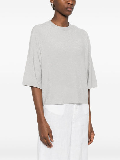 Fabiana Filippi Cotton blend-t-shirt LIGHT BLUE