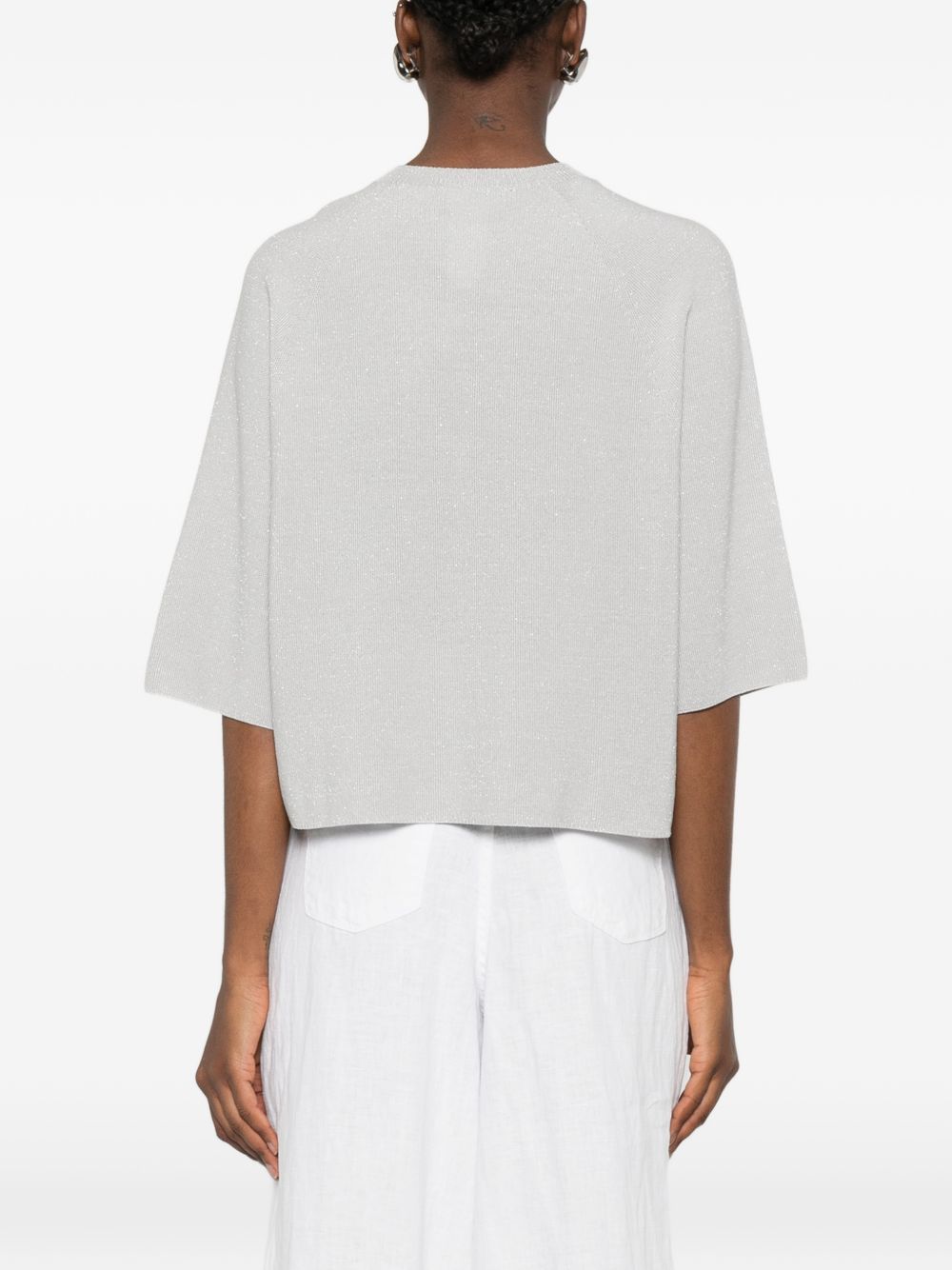 Fabiana Filippi Cotton blend-t-shirt LIGHT BLUE