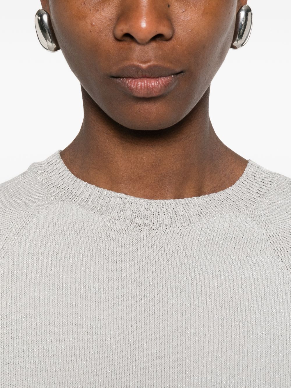 Fabiana Filippi Cotton blend-t-shirt LIGHT BLUE