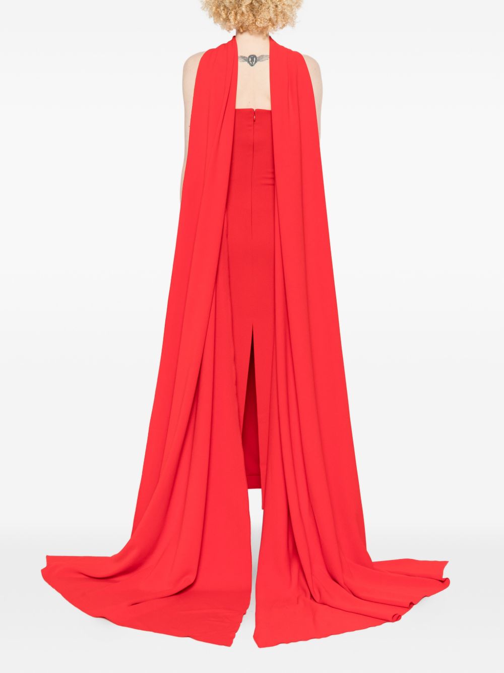 Solace London Martine maxi dress RED