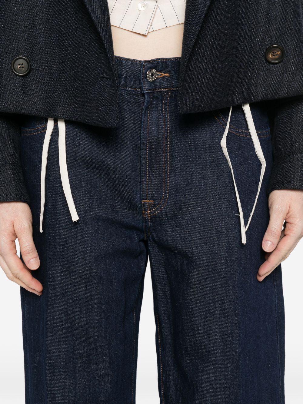 Seven Stovepipe straight denim jeans INK