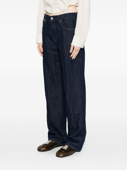 Seven Stovepipe straight denim jeans INK