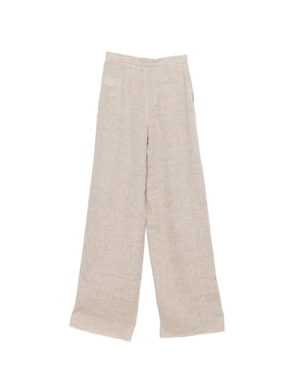 Emporio Armani Linen trousers BEIGE